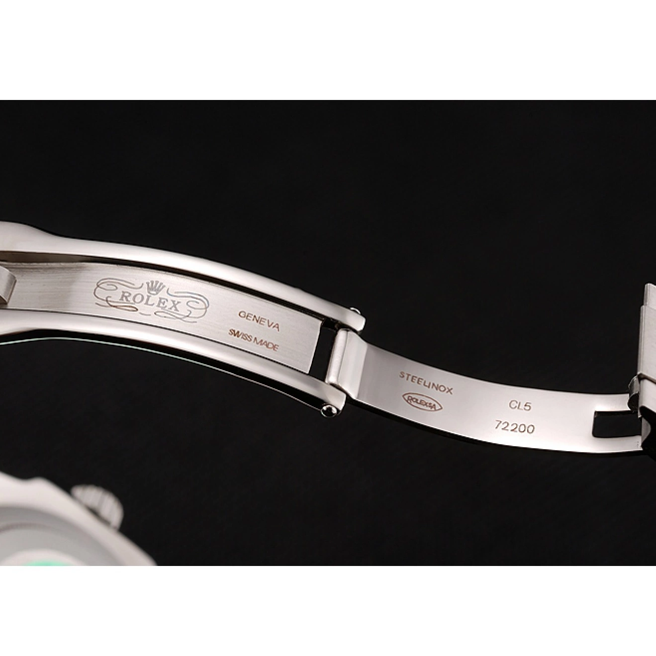 MiroTime 0711 Swiss Rolex Submariner Bamford White Dial Stainless Steel Bracelet 1453978